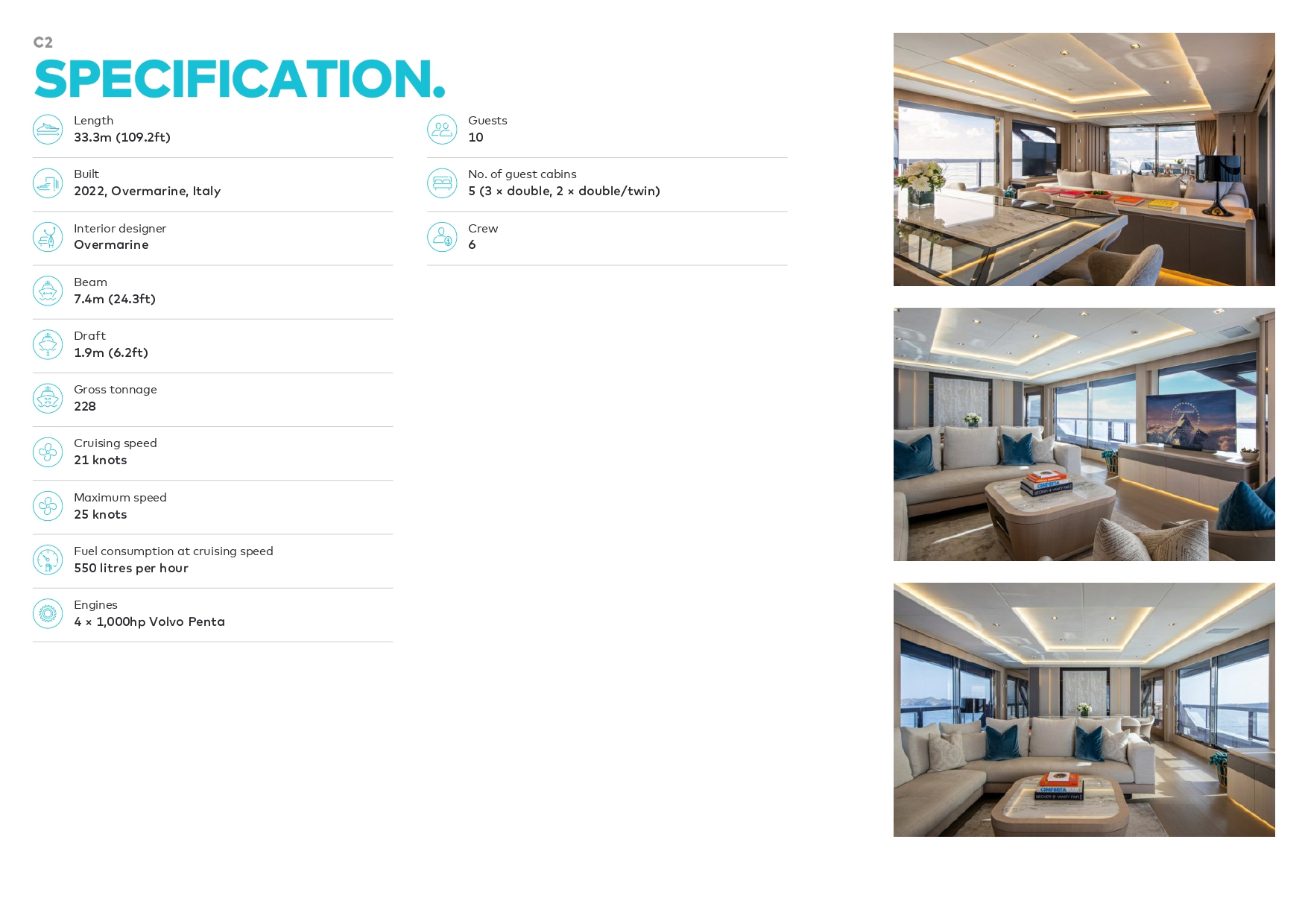 C2 yacht charter Ibiza — photo 11